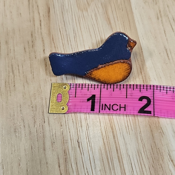 Blue Bird Pin - Picture 3 of 4